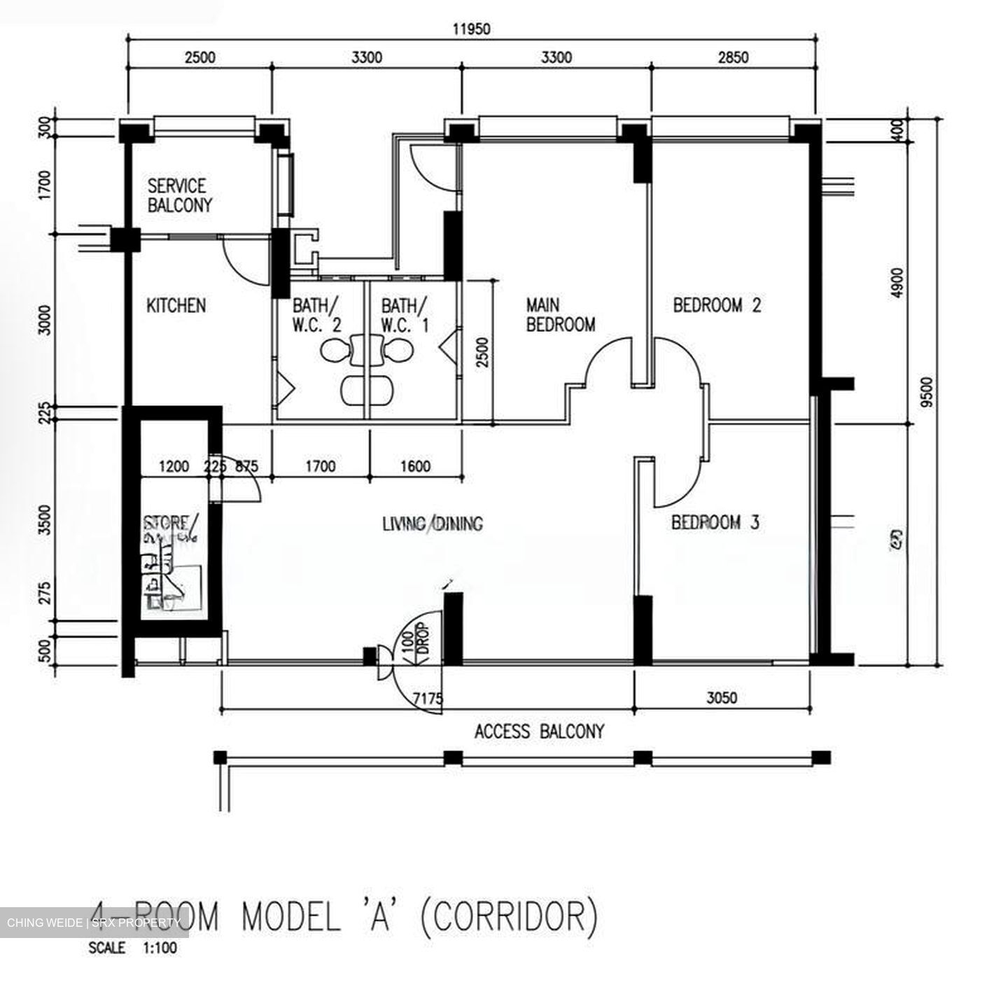 Blk 944 Hougang Street 92 (Hougang), HDB 4 Rooms #522773711